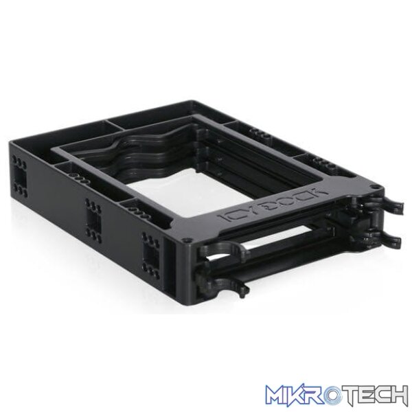 hd-ia610_1 Icydock mb610sp ez-fit trip - 3x 7mm 2.5" (or 2x 15mm) to 1x 3.5" mounting bracket - Image 1
