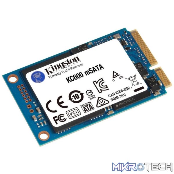 hd-km1024kc600_1 Kingston KC600 1024Gb mSATA SATA3(6Gb/s) 3D TLC Solid State Drive - Image 1