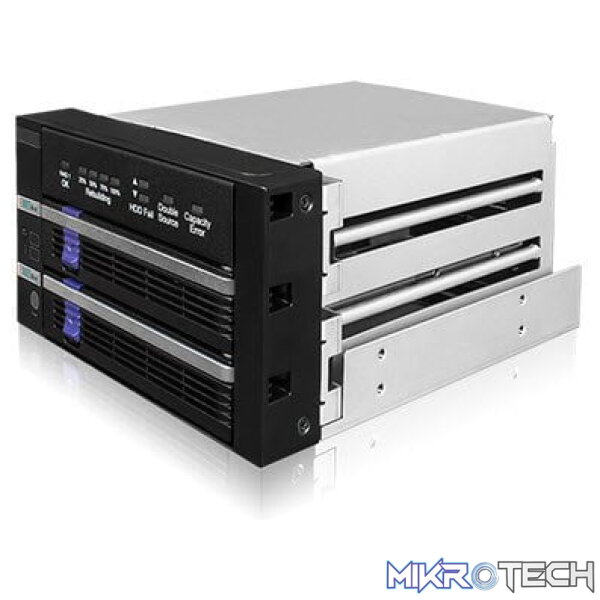 mr-i901r_1 iCYDOCK mb901spR-b mobile rack with built-in Raid 1/mirror + advanced RAID status LED indicators - Image 1