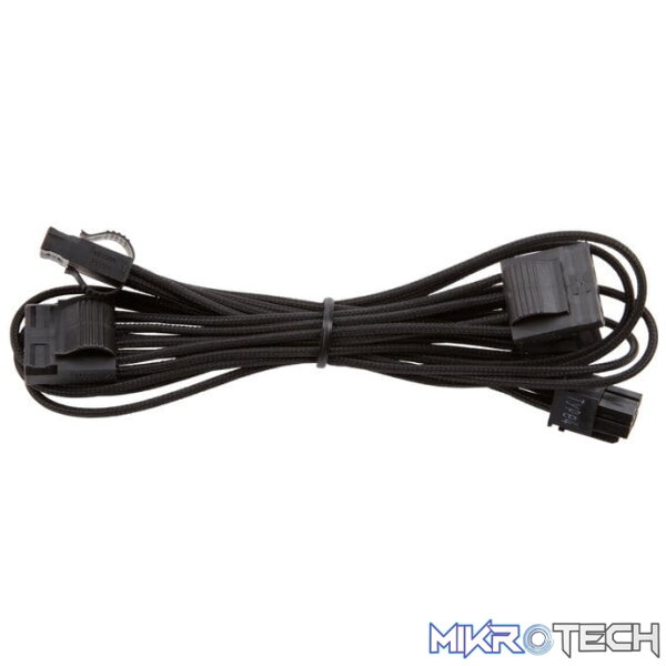 ps-ca8920193k_1 Corsair CP-8920193 Black premium individually sleeved flexible paracorded cable with cable comb - Image 1