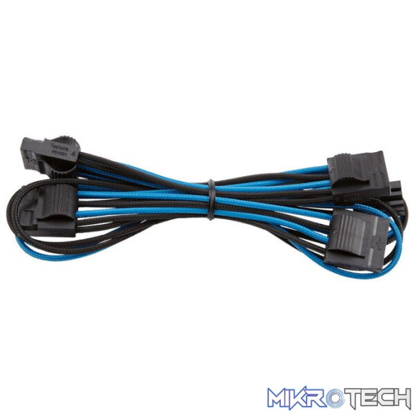 ps-ca8920199lk_1 Corsair CP-8920199 Blue & Black premium individually sleeved flexible paracorded cable with cable comb - Image 1