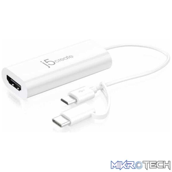 sc-jua165c_1 j5create JUA165C Android USB to HDMI Display Adapter - Image 1