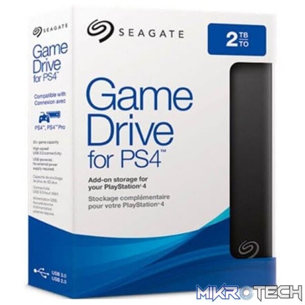 stgd2000400_1 Seagate Expansion Portable Game drive black & blue 2Tb/2000gb 2.5" USB 3.0 External Hard Drive for any generation of PS4 - Image 1