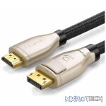 UGreen 40434 DisplayPort Male to HDMI Male 4KX2K@60Hz UHD 2m Cable