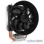 Cooler Master Hyper T200 CPU Air Cooler For Intel / AMD Sockets And Direct Contact To Heatpipes And Buckle Installation - Black Colour