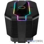 Cooler Master MasterAir MA620 CPU Air Cooler With ARGB LED Lighting, Dual Blacked Out Aluminum Tower With 6X Heatpipes Layout And SF120R Fan - Black Colour