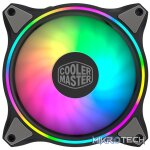 Cooler Master MasterFan MF120 Halo ARGB Case Fan With Dual Loop ARGB Lighting And Silent Cooling Technology - Black Colour