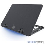 Cooler Master NotePal ErgoStan IV 17" Notebook Cooler With 140mm Silent Fan And 5 Ergonomic Height Setting For Comfortable Viewing Angle And 4 Additional USB Ports - Black Colour