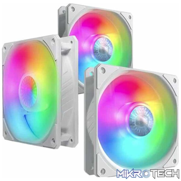 Product Cooler Master Sickleflow 3-in-1 Addressable RGB 120 White Edition With New Air Balance Blade And Improved Frame Durability - White Colour - Image 1