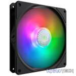 Cooler Master Sickleflow 140mm Addressable RGB Case Fan With Luminescent Lighting Effect And Improved Frame Durability - Black Colour