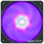 Cooler Master Sickleflow 120 RGB Case Fan With New Air Balance Blade And Improved Frame Durability - Black Colour