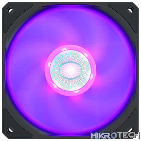 Product Cooler Master Sickleflow 120 RGB Case Fan With New Air Balance Blade And Improved Frame Durability - Black Colour - Image 1