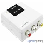UGreen 40225 AV (YRW) Female to HDMI Female Adapter with Gold-Plated Connectors and Supports resolution up to 1080P@30Hz - White Colour
