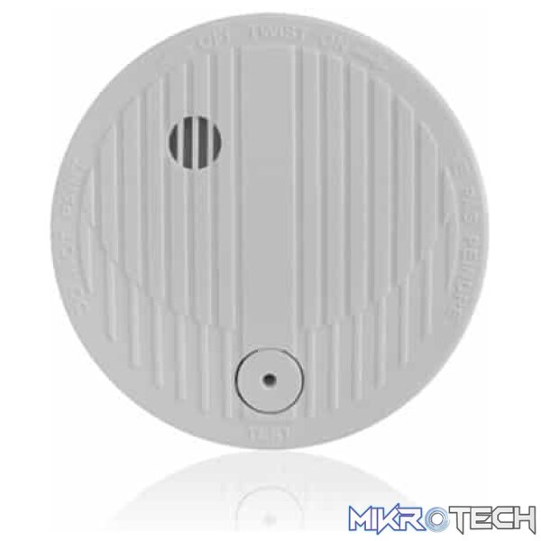 Smanos SMK500 Smoke Alarm With ABS Plastic Casing And Transmitting Distance Up To 80m And Built-in Alarm Horn - White Colour - Image 2