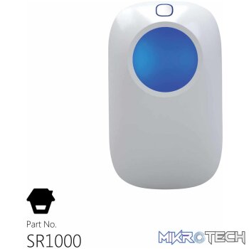 Smanos SR1000 Plug-In Wireless Signal Repeater With Built-in Power On/Off Switch Buttion + LED Indicator and MCU Technology - White Colour