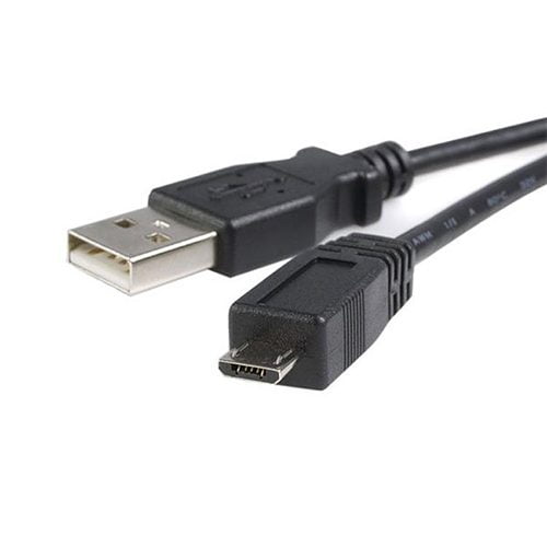 Micro USB 2m A Male  Micro B Black  Components
