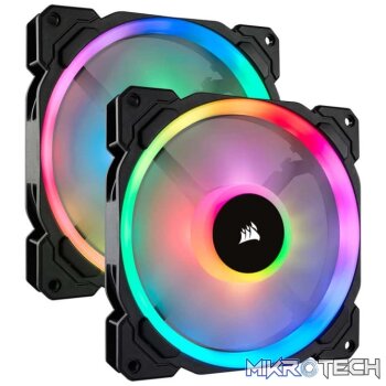 Corsair LL140 RGB Dual Light Loop RGB LED PWM Fan