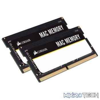Corsair Mac Memory 16GB (2 x 8GB) DDR4 DRAM 2666MHz CL18 1.2V CMSA16GX4M2A2666C18 SO-DIMM Memory Kit