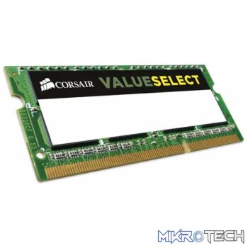 Corsair ValueSelect 8GB (1 x 8GB) DDR3 DRAM 1600MHz CL11 1.35V / 1.5V Dual Voltage SO-DIMM Memory Module