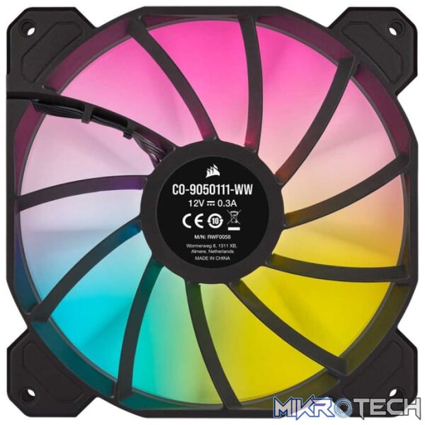 Corsair iCUE SP140 RGB ELITE Performance 140mm PWM Fan - Single Pack - Image 3
