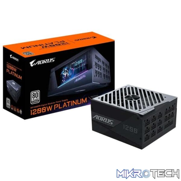 Gigabyte Aorus GP-AP1200PM 1200W 80PLUS Platinum Modular PSU + Digital LCD - Image 6