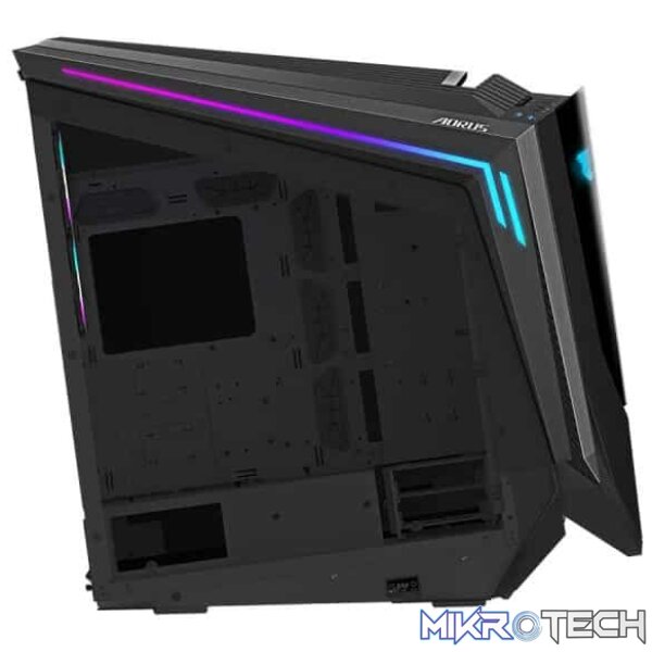 Gigabyte C700G Black E-ATX Chassis with 4mm tempered Glass Side Panel & fan speed RGB controller - Image 2