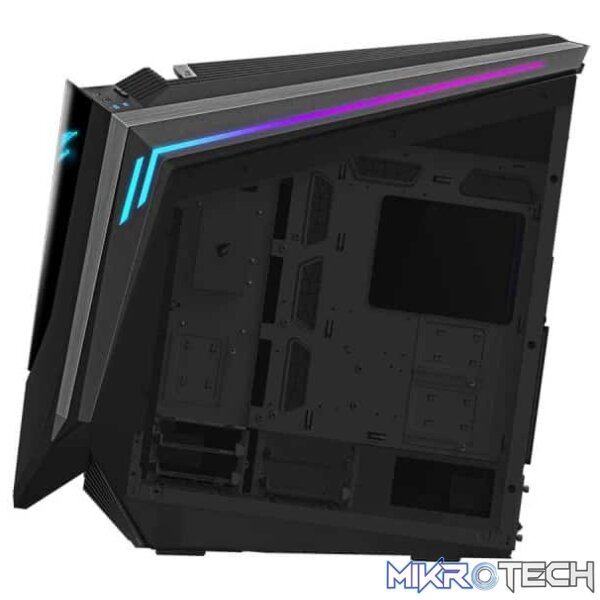 Gigabyte C700G Black E-ATX Chassis with 4mm tempered Glass Side Panel & fan speed RGB controller - Image 3