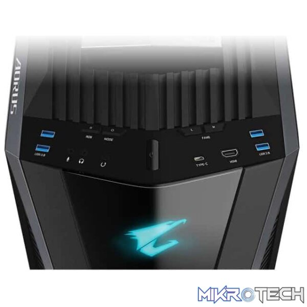 Gigabyte C700G Black E-ATX Chassis with 4mm tempered Glass Side Panel & fan speed RGB controller - Image 7