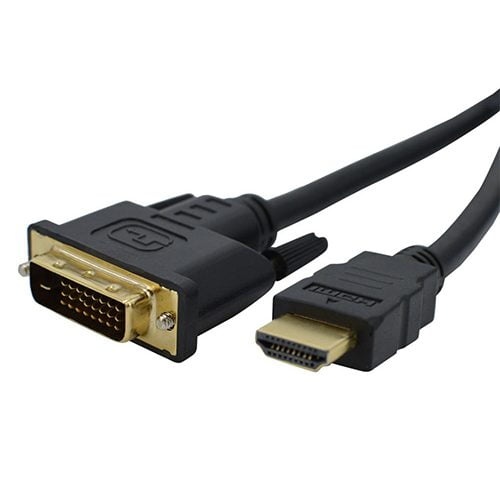 HDMI to DVI (HDMI Male  DVI-D Male) Black  Components