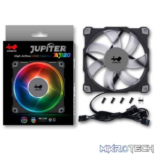 Inwin AJ120 Jupiter RGB Fan - 120x120x25mm - Image 5