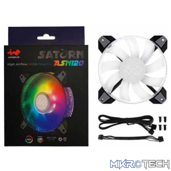 Inwin ASN120 Saturn ARGB with high airflow - 120x120x25mm - Image 11