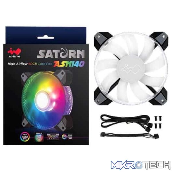 Inwin ASN140 Saturn ARGB with high airflow - 140x140x25mm - Image 11