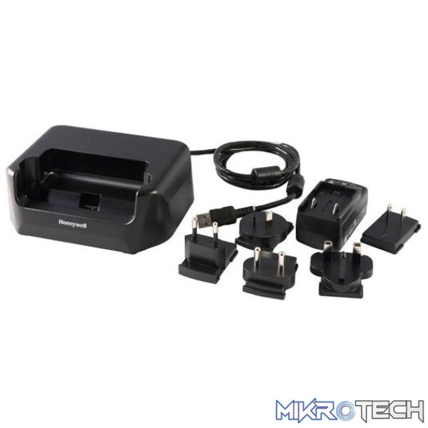 Honeywell EDA70single homebase charging kit with PSU and Row power cord - Image 2