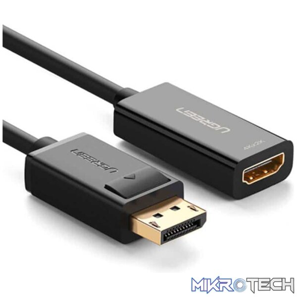 199575_IMG1 Ugreen 40362 DisplayPort male to HDMI female adaptor - 1080p - Image 1