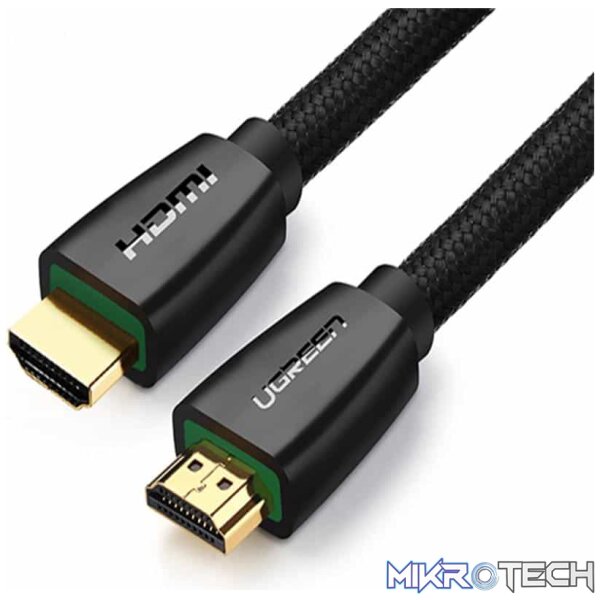 199577_IMG1 Ugreen 40408 HDMI 2.0 braided 18Gbps male / male cable - 1m - Image 1