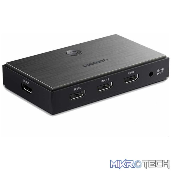 199584_IMG1 Ugreen 50709 HDMI 2.0 splitter box - 1x HDMI in / 3x HDMI out - Image 1