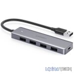 Ugreen 50985 USB 3.0 to 4port USB 3.0 Hub (Micro USB power Port)