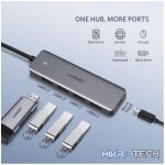 Ugreen 50985 USB 3.0 to 4port USB 3.0 Hub (Micro USB power Port) - Image 2