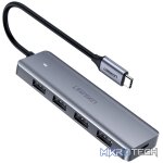 Ugreen USB Type-C to 4port USB 3.0 Hub (Micro USB power Port)