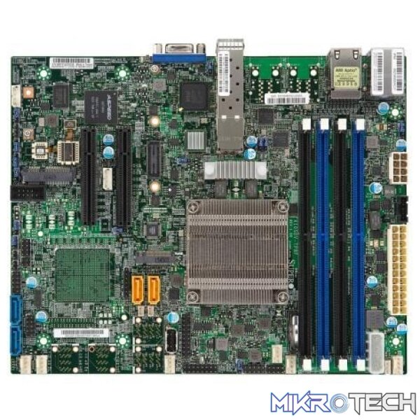 199629_IMG1 SuperMicro X10SDV-2C-TP4F Motherboard with Pentium D1508 2.2GHz, No RM, HDD, OS - Image 1