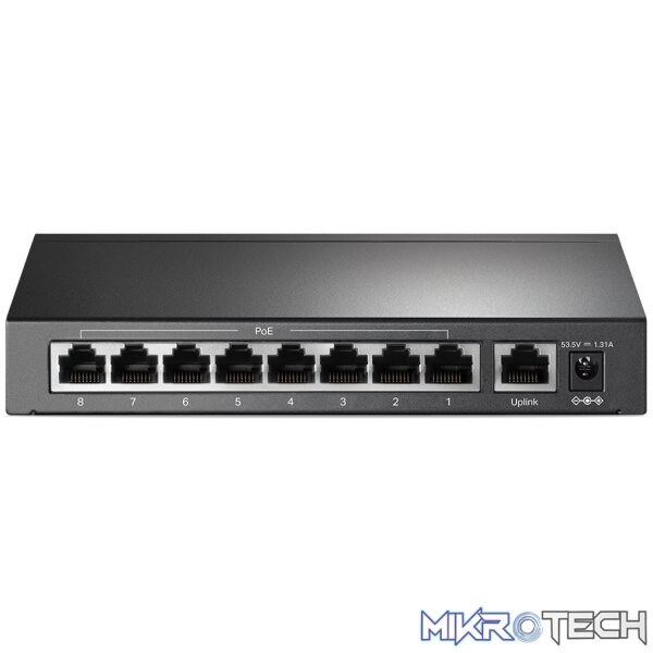 TP-Link 9-port 10/100 Mbps Desktop Switch with 8 Port PoE+ - Image 2