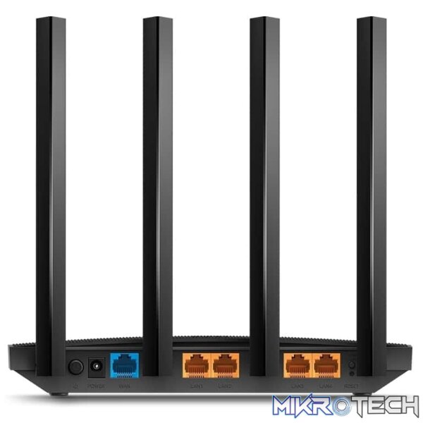 TP-Link Archer C6U AC1200 Dual Band WiFi Router with 5x Gigabit Ports - Image 2