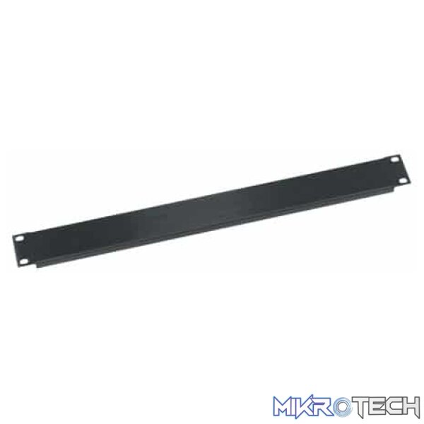 53414_IMG1 Kstar 19" Blanking Panel 1U Black For Server Racks - Image 1