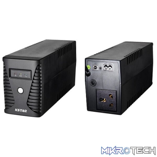 KSTAR 600VA UPS - LINE INTERACTIVE W/USB KSTAR 600VA UPS - LINE INTERACTIVE W/USB