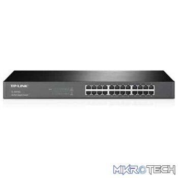 TP-LINK 10/100/1000Mbps 24-Port Gigabit 19-inch Rackmountable Switch