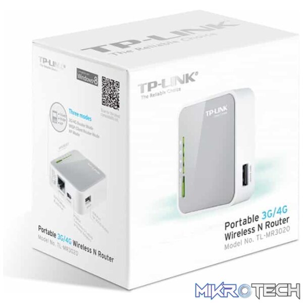 TP-Link 150Mbps Portable 3G Wireless N Router (3G/4G dongle required for 3G/4G) - Image 3
