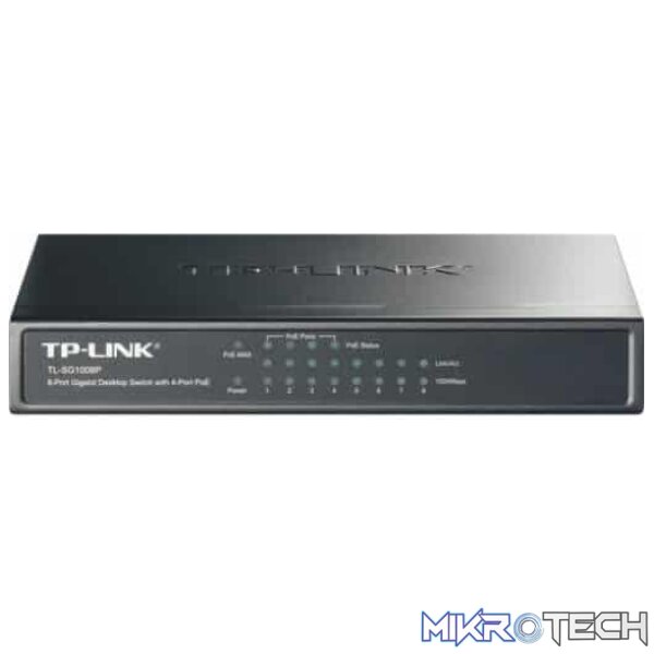 TP-Link 8-Port Gigabit Desktop Switch with 4-Port PoE TP-Link 8-Port Gigabit Desktop Switch with 4-Port PoE