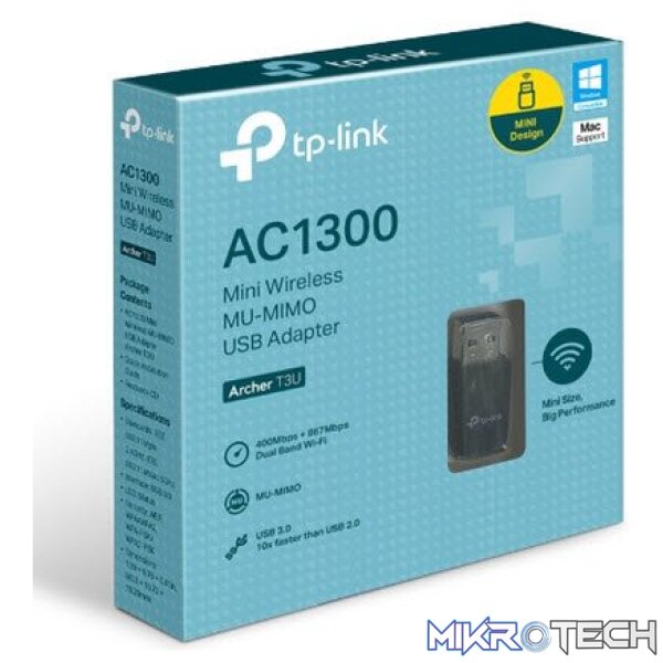 net-archer-t3u_1 TP-Link Archer T3U AC1300 Dual Band Wireless USB Adapter - Image 1