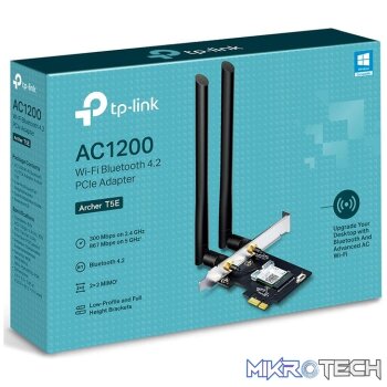 TP-Link Archer T5E Adapter AC1200 Wi-Fi Bluetooth 4.2 PCIe Card