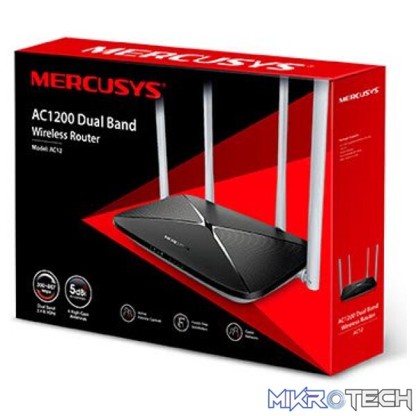 net-mer-ac12_1 Mercusys AC-12 AC1200 Dual Band Wireless Router - Image 1